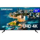 Smart TV Samsung 55 4k Wi-Fi Tizen Crystal Comando de Voz 55CU7700GXZD