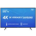 Smart TV Samsung 75" UHD 4K 2019 UN75RU7100GXZD Visual Livre de Cabos HDR Design Premium Tizen Wi-Fi