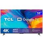 Smart TV TCL LED 55 4K HDR Wi-Fi Google Comando de Voz 55P635
