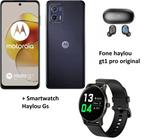Smartphone Motorola Moto G73 5G 256GB 8GB RAM c/ Relógio Smartwatch Fone Bluetooth kit