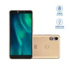 Smartphone Multi F 3G 32GB 5.5'' Dual Chip 1GB RAM Biometria 5MP+5MP Android 9.0 Quad Core Dourado - P9131