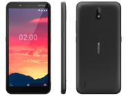 Smartphone Nokia C2 16GB + 16GB Preto 4G 1GB RAM 5,7” Câm. 5MP + Selfie 5MP Dual Chip