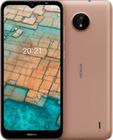 Smartphone Nokia C20 Areia Dourado Octa Core 1,6GHz Android 11 Go Edition Dual Chip 4G Memória 32GB/RAM 2GB Tela 6,52 Pol. LCD Câmera Traseira 5MP Fro