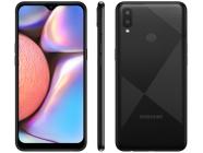 Smartphone Samsung Galaxy A10s 32GB Preto Absurdo 2GB RAM 6,2" Câm. Dupla + Selfie 8MP Dual Chip