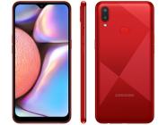 Smartphone Samsung Galaxy A10s 32GB Vermelho Absurdo 2GB RAM 6,2" Câm. Dupla + Selfie 8MP Dual Chip