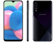 Smartphone Samsung Galaxy A30s 64GB Preto 4G - 4GB RAM Tela 6,4” Câm. Tripla + Câm. Selfie 16MP