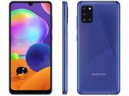 Smartphone Samsung Galaxy A31 128GB Azul 4G - Octa-Core 4GB RAM Tela 6,4” Câm.Quádrupla + Selfie