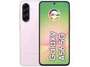 Smartphone Samsung Galaxy A56 256GB 5G 8GB RAM Rosa 6,7" Câm. Tripla + Selfie 12MP