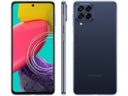 Smartphone Samsung Galaxy M53 128GB Azul 5G - 8GB RAM Tela 6,7” Câm. Quádrupla + Selfie 32MP