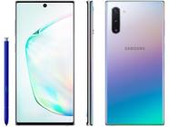 Smartphone Samsung Galaxy Note 10 256GB Prata 4G - 8GB RAM 6,3” Câm. Tripla + Câm. Selfie 10MP