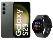 Smartphone Samsung Galaxy S23 128GB - 5G + Smartwatch Watch FE 40mm Preto 16GB Bluetooth