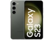 Smartphone Samsung Galaxy S23 256GB Verde 5G 8GB RAM 6,1” Câm Tripla + Selfie 12MP