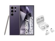 Smartphone Samsung Galaxy S24 Ultra 512GB Titânio - Violeta 5G + Fone de Ouvido Bluetooth Buds 2 Pro