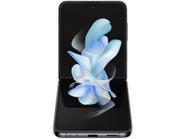 Smartphone Samsung Galaxy Z Flip4 128GB Preto 5G Octa-Core 8GB RAM Câm. Dupla + Selfie 10MP