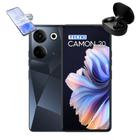 Smartphone Tecno Camon 20 Black 256gb 8gb Display 6,67 FHD+ Wifi 5 AC USB C 2.0 Camera Tripla + Pelicula e Fone