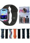 Smartwatch Hw Mini 2 41mm 7 Pulseiras Serie 9 Chat GPT - WHMinI