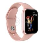 Smartwatch Hw22 Rosa Troca Pulseira Android Ios Cardíaco - SMART BRACELET