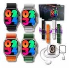 Smartwatch Hw9 Ultra Max Serie 9 Tela Amoled 49mm Bússola Pulseira Extra - WERFIT