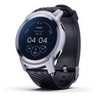 Smartwatch Motorola Moto Watch 100 1.3" caixa 42mm de alumínio glacier silver, pulseira preta e o arco glacier silver