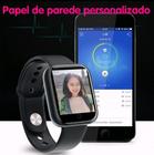 Smartwatch Pulseira Inteligente Monitor Cardíaco cor: PretoTamanho:ÚnicoGênero:Masc/Fem