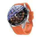 Smartwatch Redondo Original Hw28 Bracelet Inteligente Laranja