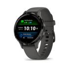 Smartwatch Relógio Monitor Cardíaco de Pulso com GPS Garmin Venu 3S Grafite WW