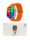 Smartwatch Series 10 Ultra W69+ Plus Nfc Super Amoled 2GB Laranja - Microwear