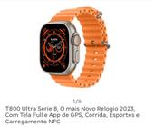 Novo T800 2023 Ultra Serie 8, Tela Full, Completo para Esportes, Corridas,  App de GPS, Com Carregamento NFC - Smartwatch e Acessórios - Magazine Luiza