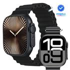 Smartwatch W3 Ultra 2025 Série 10 Microwear / GPS / Whatsapp / ligações / Sensores de Saúde / Conecta Android e iOs / 49mm / feminino e masculino