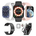 Smartwatch W59 Pro Android iOS Bluetooth Nfc 47mm Nfc Bluetooth Kit Pulseira Extra E Pelicula Nf