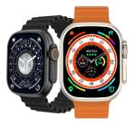 Smartwatch W68+ Ultra Preto Masculino Feminino Original 49mm Nfc Android iOS Celular Bluetooth NF