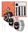 Smartwatch Watch 9 Ultra Mini 41mm Amoled Nfc 4 Pulseiras