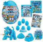 Smashers ovo grande dino ice com 25 surpresas - fun