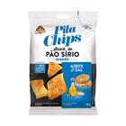 Snack de Pão Sírio Sabor Azeite e Sal Pita Chips 45g