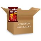 Snack Sweet Potato - Chips De Batatas-doces Roots To Go Contendo 3 Pacotes De 45g Cada