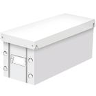 Snap-N-Store CD Storage Box - Pacote de 1 - Durável 5.1 x 5.1 x suporte de disco de 13,2 polegadas com tampa para armazenar até 165 discos - Branco