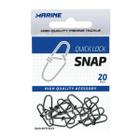 Snap Quick Lock 20 Unidades Nº1 33lb 1.3cm  Marine Sports