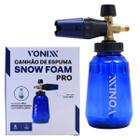 Snow foam pro 1l canhão de espuma vonixx com giclê 1.3mm adaptador 1/4"