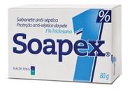 Soapex Sabonete Antisséptico Com De 1% Triclosano 80g