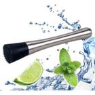 Socador Macerador Caipirinha Inox Amassador Batida Coquetel