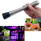 Socador Macerador De Caipirinha Fazer Drinks Cozinha Barman Frutas Inox Limão Amassador Kit Bartender Bebida Pilão