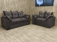 Sofá 2 e 3 Lugares Marrom 603 Paris