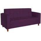 Sofá 2 Lugares Denver Suede Roxo - Amarena Móveis