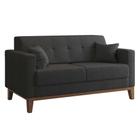 Sofá 2 Lugares Narvik Linho Grafite