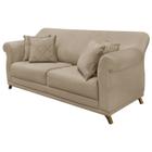 Sofa 2 Lugares Retro Polo 180cm Com Almofada Suede 1101 Ezz - Milani Store