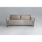 Sofa 4 Lugares 220Cm Veludo Pes Em Aco Nikos - Sofani