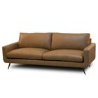 Sofá 4 Lugares Para Sala Living 282cm Merli L08 Couro Camel - Mpozenato