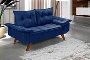 Sofa Bariloche 2 Lugares Namoradeira em Suede Amarelo Essencial Estofados - Essencial Estafados