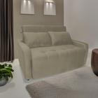 Sofá Cama 2 Lugares 138cm Amora New Marrom Matrix