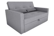 Sofá Cama 2 Lugares 140cm Anne Veludo Turkey Turqueza Matri - Matrix